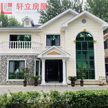 衡水輕鋼結構別墅建造廠家農村二層輕鋼住宅設計