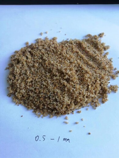 六盤水市水洗海砂（猛砂）濾料生產(chǎn)基地