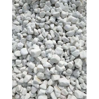 静安区庭院白石子铺路白色水磨石子洗米石白卵石金刚砂供应商