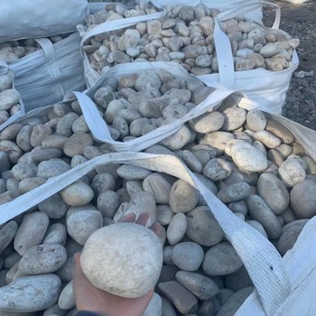 潮州潮安縣5-8厘米變壓器鵝卵石米黃色鵝卵石供應(yīng)