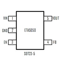 ETA5050V30S2F钰泰500mA低噪声线性稳压器