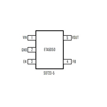 ETA3707V1低功耗（360nA）COT同步降压IC