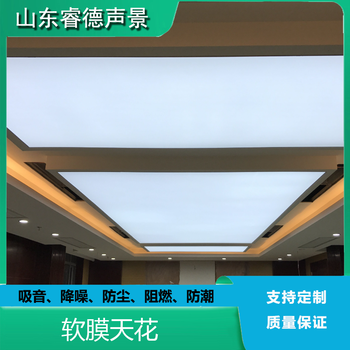 睿德聲景軟膜天花吊頂微孔軟膜材料吸聲防火阻燃環(huán)保材質(zhì)