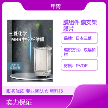 三菱Mbr膜污水處理PVDF中空纖維膜工業(yè)MBR膜組件帶內(nèi)襯不斷絲