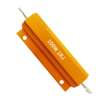 深圳RX24黃金鋁殼功率線繞電阻器100W