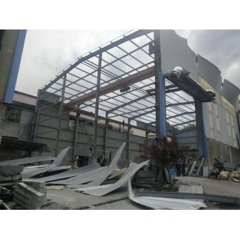 惠州龙门县钢结构厂房拆迁回收,物流园厂房拆除价格