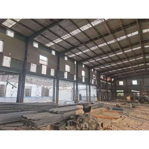 揭阳榕城区钢结构厂房拆迁回收,工字钢结构拆除回收价格