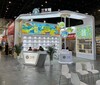長沙良之隆食材電商節(jié)空地特裝展臺設計搭建木結(jié)構(gòu)展臺設計搭建圖片