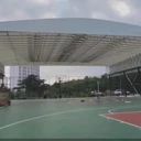 湖北武漢廠區(qū)過道蓬伸縮移動雨棚倉儲電動蓬江岸膜結(jié)構(gòu)