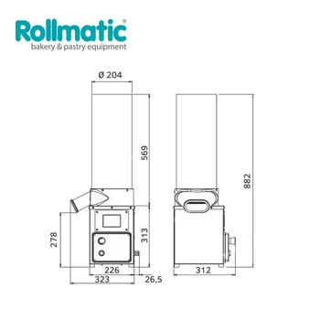 ROLLMATIC意大利MAC100碎面包機(jī)