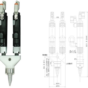 ACEGIKEN日本技研2液混合点胶阀STU-105DS-CL