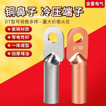 新能源光伏銅端子線(xiàn)鼻子電纜銅接頭鍍錫銅鼻子