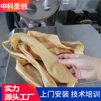 多功能牛排豆皮机自动膨化成型人造肉设备中科豆制品机械厂