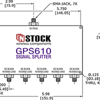 美國(guó)INSTOCKGPS天線信號(hào)分路器GPS610現(xiàn)貨供應(yīng)