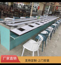 小火鍋轉(zhuǎn)轉(zhuǎn)桌商用涮烤一體旋轉(zhuǎn)小火鍋設(shè)備