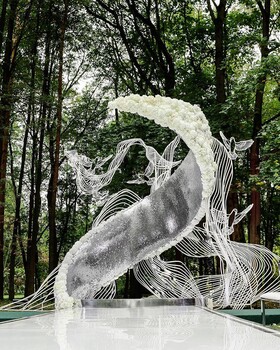 源頭工廠不銹鋼雕塑園林景觀戶外大型雕塑公園廣場鑄銅人物雕塑