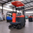 新能源电动扫地车驾驶式封闭型扫地机物业厂房清洁设备扫地车