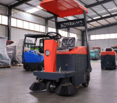 新能源电动扫地车驾驶式封闭型扫地机物业厂房清洁设备扫地车