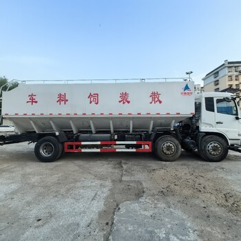 二手東風天錦三軸散裝飼料車轉(zhuǎn)讓