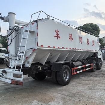 二手東風天錦三軸散裝飼料車轉(zhuǎn)讓