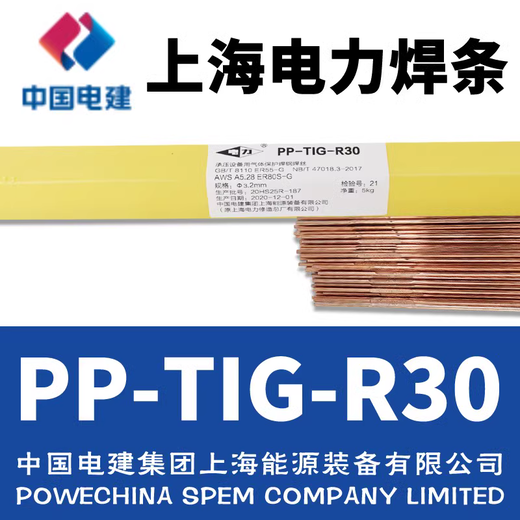 上海电力PP-TIG-R34耐热钢氩弧焊丝