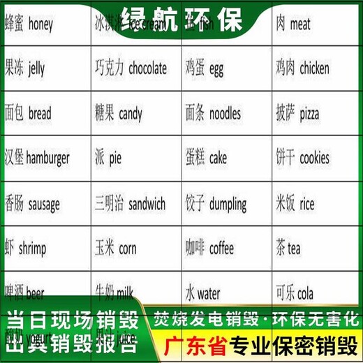 廣州荔灣區報廢臨期產品銷毀廠家無害化處理公司