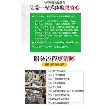 东莞虎门到期添加剂销毁厂家回收处理公司