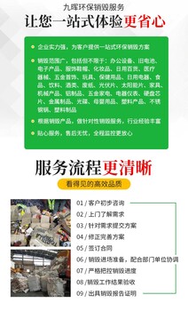 廣州白云區過期飲料酒水銷毀焚燒報廢單位