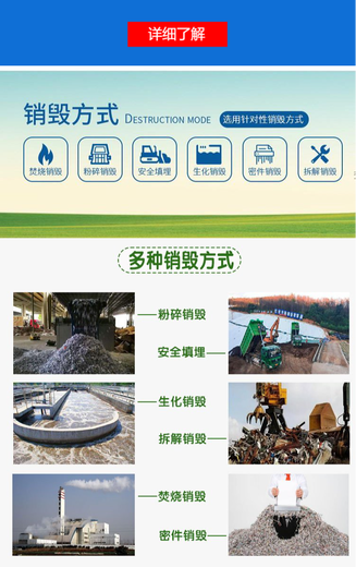廣州荔灣區過期產品報廢報廢銷毀處理中心