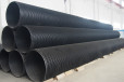 黑色大口径改性聚烯烃drpo钢塑增强缠绕排水排污管多重增强钢塑