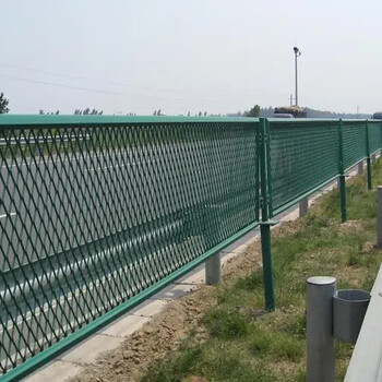 高速公路防眩網(wǎng)橋梁防拋網(wǎng)高速隔離網(wǎng)菱形孔防護柵欄