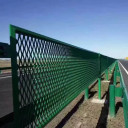 驰善定制高速公路防眩网金属扩张网钢板网护栏