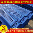 金屬防風(fēng)抑塵網(wǎng)港口碼頭擋風(fēng)抑塵墻建筑施工鍍鋅板噴塑沖孔擋風(fēng)墻