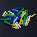 美式超级膨胀管3/161/45/16黄色白色蓝色绿色塑料胶塞胀管