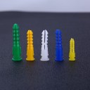 超级美式塑料膨胀管3/161/45/16黄色绿色白色蓝色胶塞壁虎