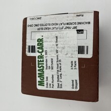 美国McMaster-Carr90275A632钢制开槽平头螺钉3/8