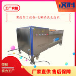 生蠔貝類清洗機頭蹄副產品加工設備U型毛刷清洗機