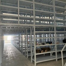 山東濟南貨架廠家定制重型橫梁式貨架閣樓倉庫庫房工業(yè)貨架圖片
