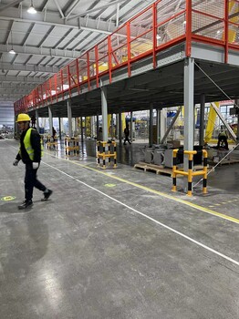 濟南貨架廠定制重型貨架閣樓貨架平臺鋼托盤