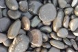 黑色水洗鹅卵石-黑色雨花石水冲石黑色卵石-黑色雨花石4-6公分