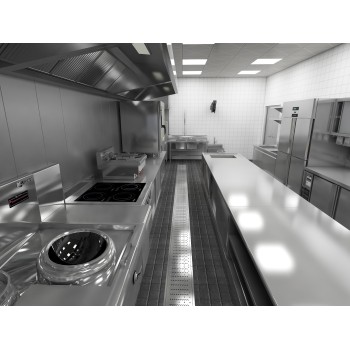 万荣环境监管智能厨房厨房厂家定制厨房智慧系统茂发厨具