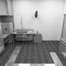  Salt Lake District School Smart Kitchen System Customized Factory Kitchen Smart System Maofa Kitchenware
