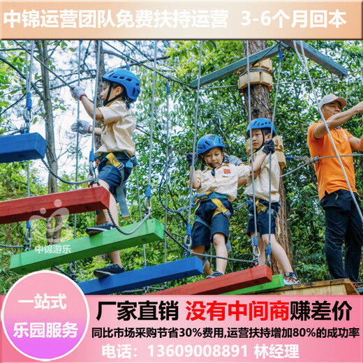 黑龍江叢林穿越價格廠家成人兒童親子叢林拓展項目廠家包運營