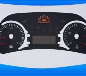 定制PVCPC丝网印刷汽车仪表盘面板车用仪表刻度盘汽车控制面板