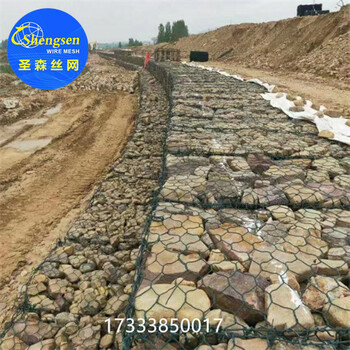 新型格賓護(hù)墊廠，圣森格賓網(wǎng)護(hù)墊生產(chǎn)廠家