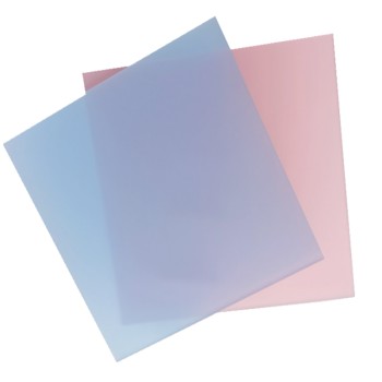 糖果色透光亚克力板粉色单面磨砂塑料板灯箱板切割粘接定制加工