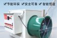 广西钦州市工业蒸汽暖风机耐腐蚀加热提高室温大棚养殖用