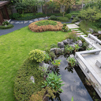 全國(guó)提供庭院花園景觀設(shè)計(jì)