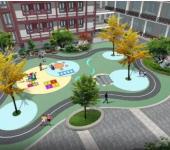 提供学校校园景观规划方案设计效果图施工图