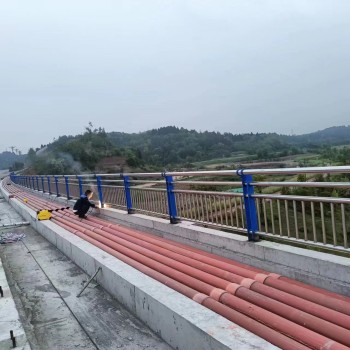 上海桥梁钢制防撞护栏不锈钢桥梁栏杆